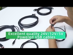 24V 12V 5V питающийся USB кабель
