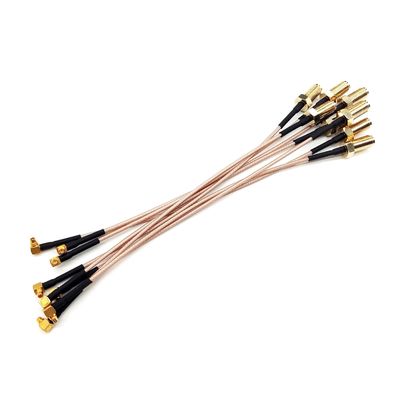SMA к MMCX Коаксиальные кабели RF прямого угла SMA женские кабели RG178 IPEX