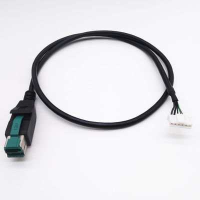 Принтер POS-оборудования 12V 24V питается USB мужской JST разъединитель