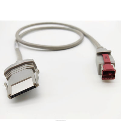 24V питающийся USB кабель 24V к 1X8P принтер кабель серый 12V