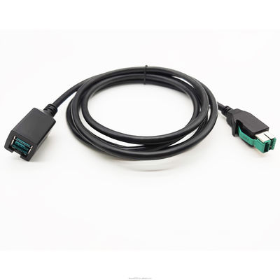 Настроенный логотип 24V питающийся USB кабель 12V мужчина к женщине расширительный кабель