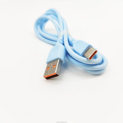 Настраиваемый цветовой логотип быстрая зарядка кабеля USB C кабель мужской USB A до типа C кабель