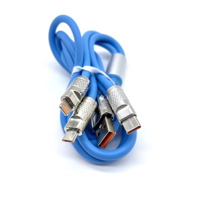 USB 3 в 1 кабель для зарядки данных 3А 5А быстрая зарядка