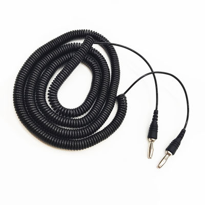 Специализированная высокая гибкость Banana Plug Connector Спиральные кабели гибкие сильные для аудиодинамики