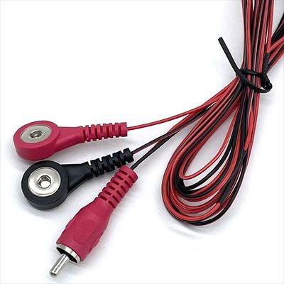 Медицинский кабель RCA к кнопке Snap Custom Lead Wire с кнопкой Snap Connector Electrode